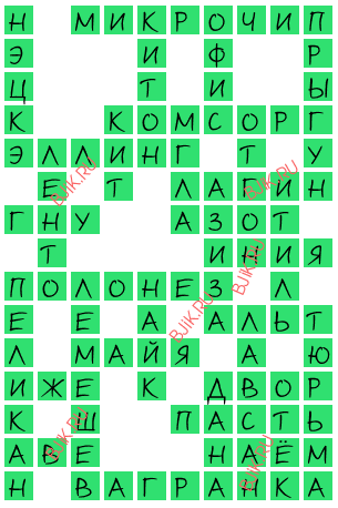 сканворд 17455