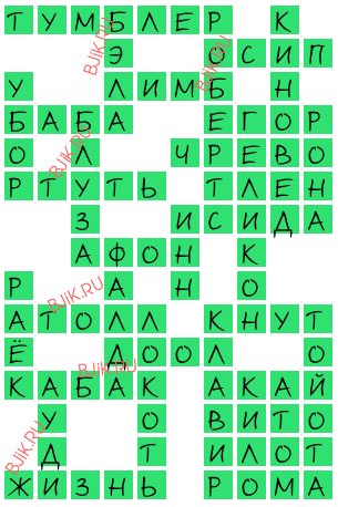 сканворд 17457