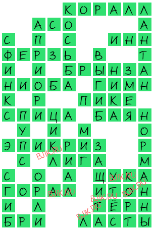 сканворд 17465