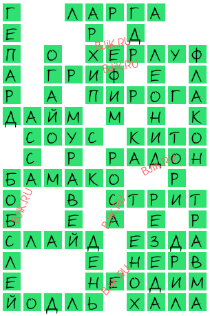 сканворд 17476