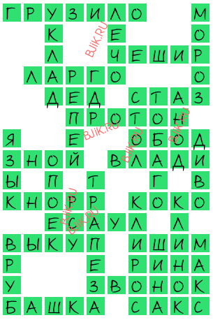 сканворд 17545