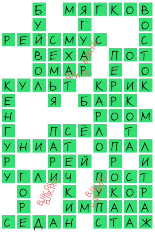 сканворд 17582