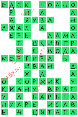 сканворд 17627