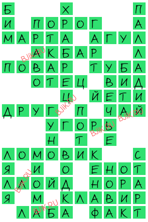 сканворд 17633