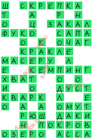 сканворд 17663