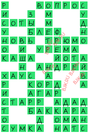 сканворд 17664