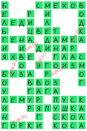 сканворд 17699