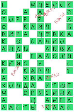 сканворд 17734