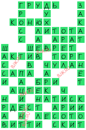 сканворд 17737