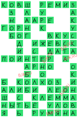 сканворд 17757
