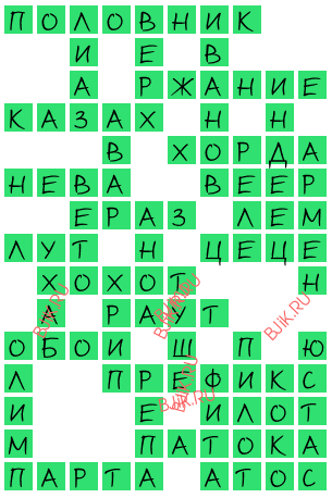 сканворд 17768