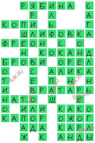 сканворд 17784