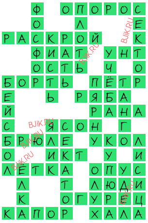 сканворд 17887