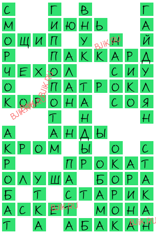 сканворд 17989