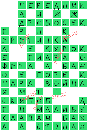 сканворд 18054