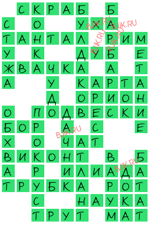 сканворд 18133