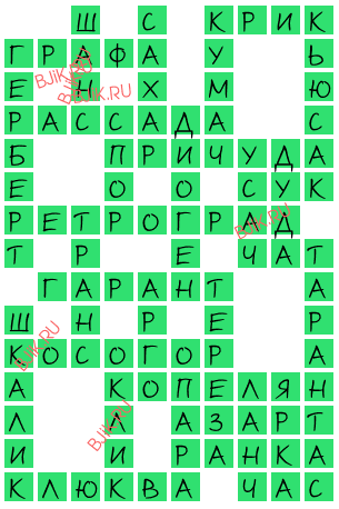 сканворд 18142