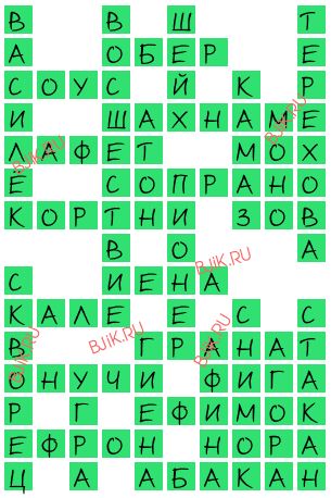 сканворд 18184
