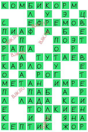 сканворд 18236