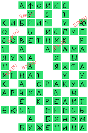 сканворд 18245