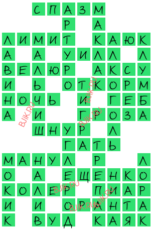 сканворд 18256
