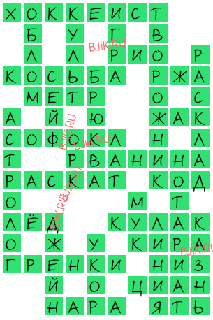 сканворд 18285