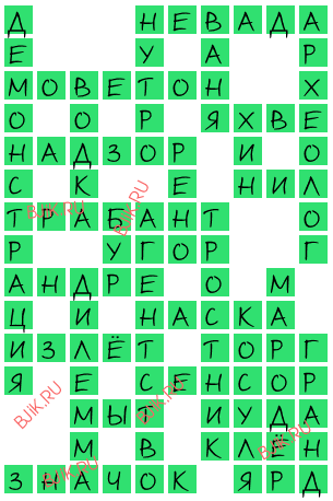 сканворд 18321