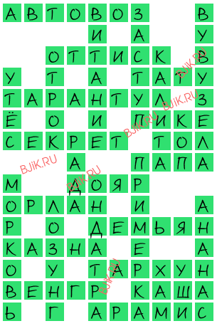 сканворд 18322