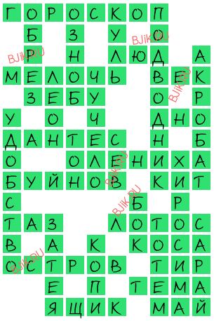 сканворд 18337