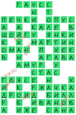 сканворд 18346