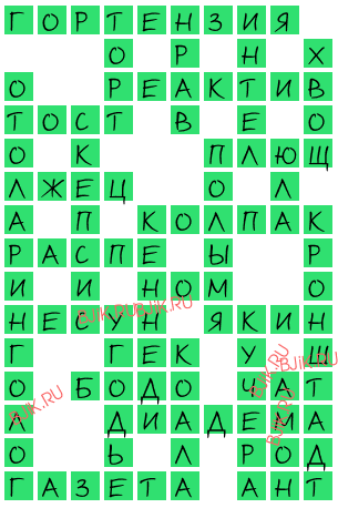 сканворд 18356