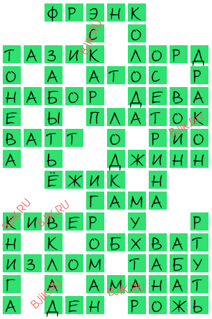 сканворд 18361