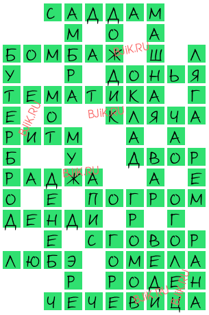 сканворд 18365