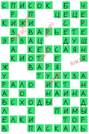 сканворд 18384