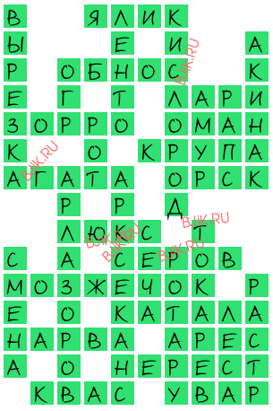 сканворд 18426