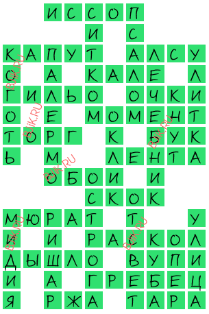 сканворд 18436