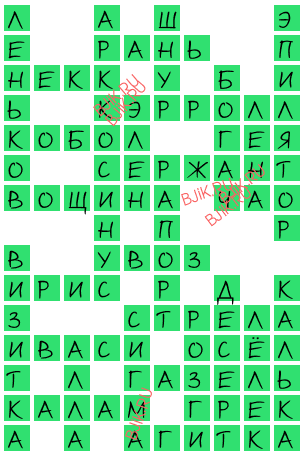 сканворд 18439