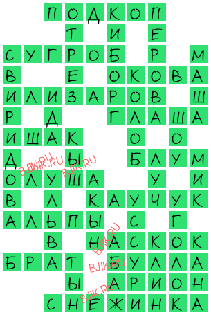 сканворд 18445