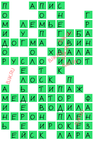сканворд 18461