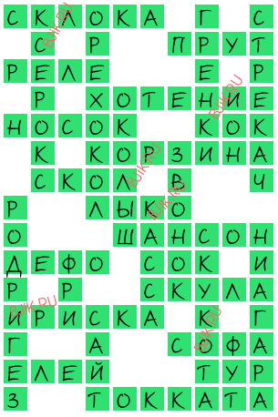 сканворд 18463