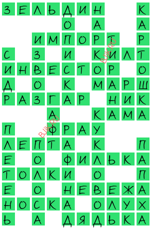 сканворд 18507