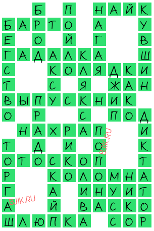 сканворд 18511
