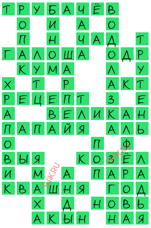 сканворд 18530