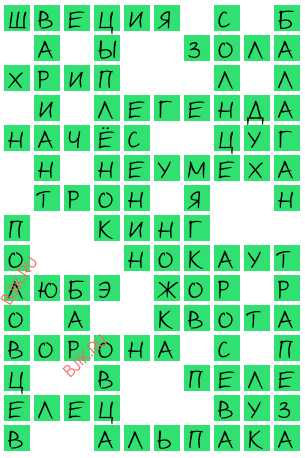 сканворд 18538