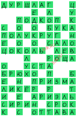 сканворд 18542