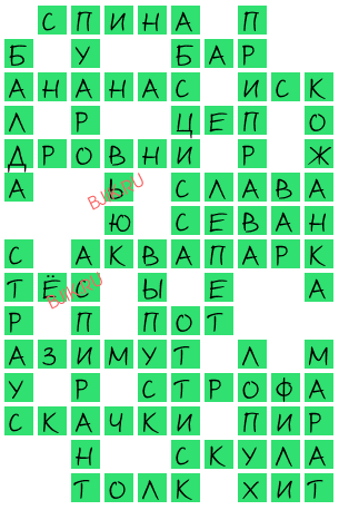 сканворд 18543