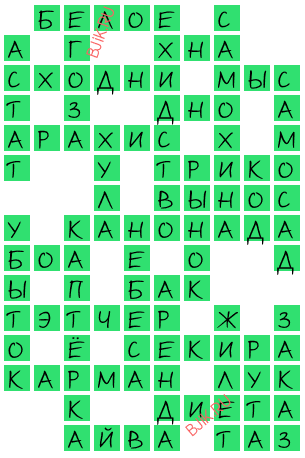 сканворд 18558