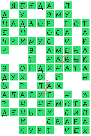 сканворд 18588
