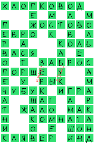сканворд 18606