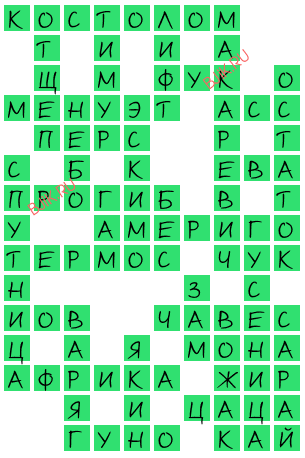 сканворд 18610